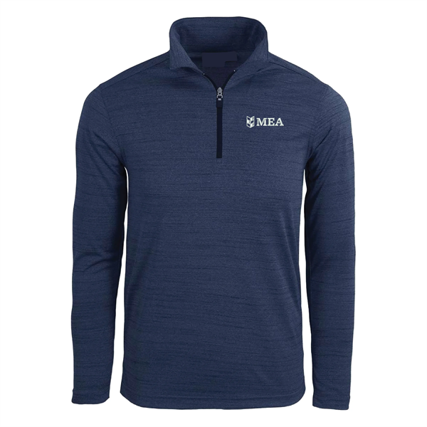 Men's 1/4 Zip Long Sleeve Polo